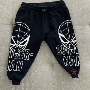 Zara spiderman jogger sweatpants